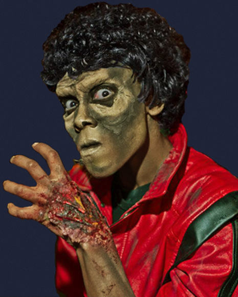 Makeda Davis as Michael
      Jackson in Thriller